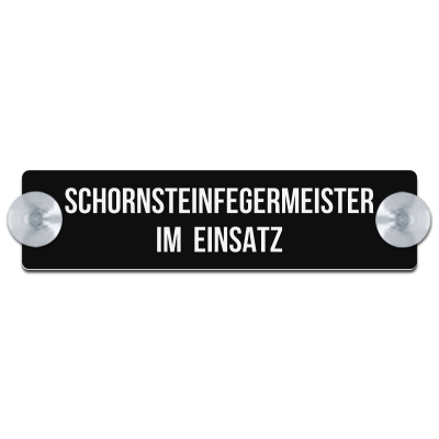 Schornsteinfegermeister im Einsatz